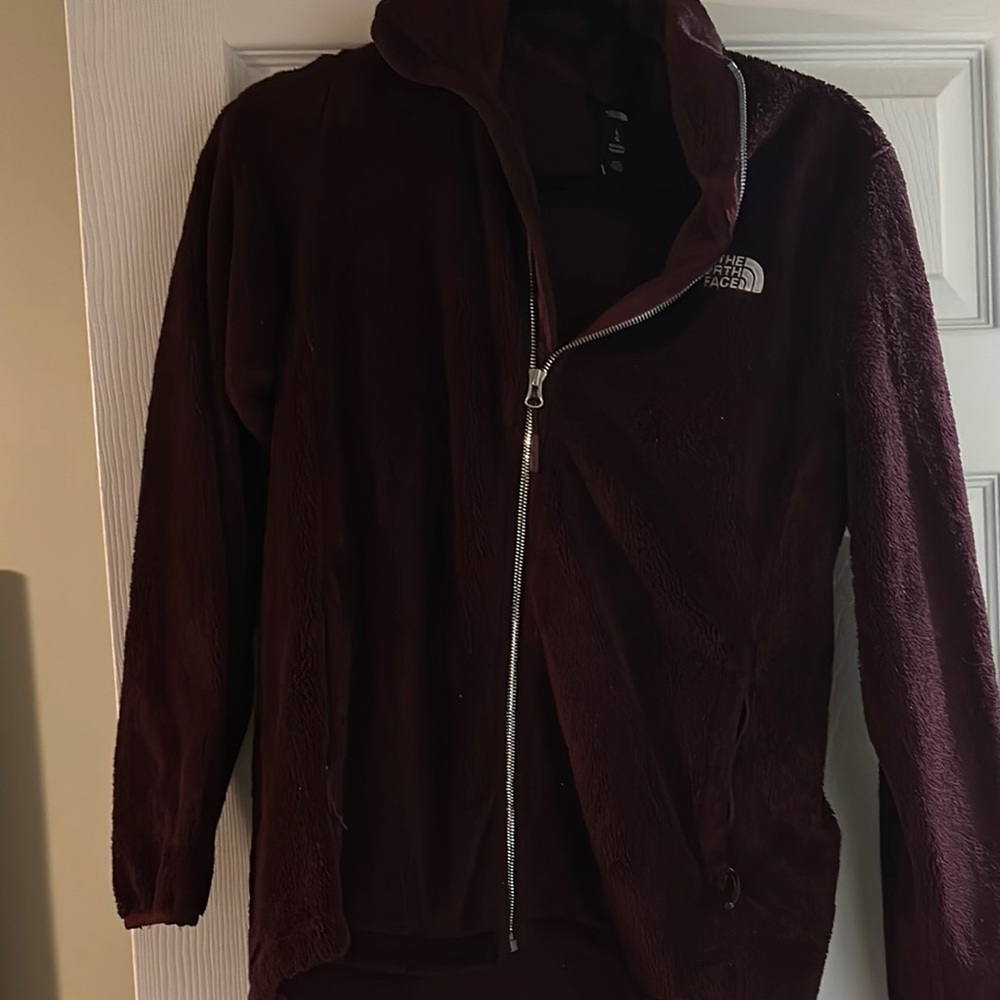The North Face Maroon Fleece Jacket
